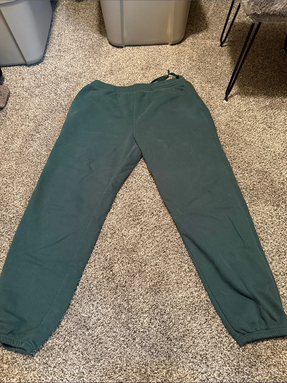Beyond Yoga Forest Green Fleece Joggers - Picture 1 of 2